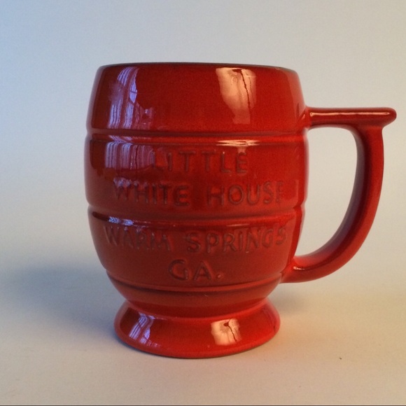 Frankoma souvenir cup from the Little White House - Picture 1 of 8